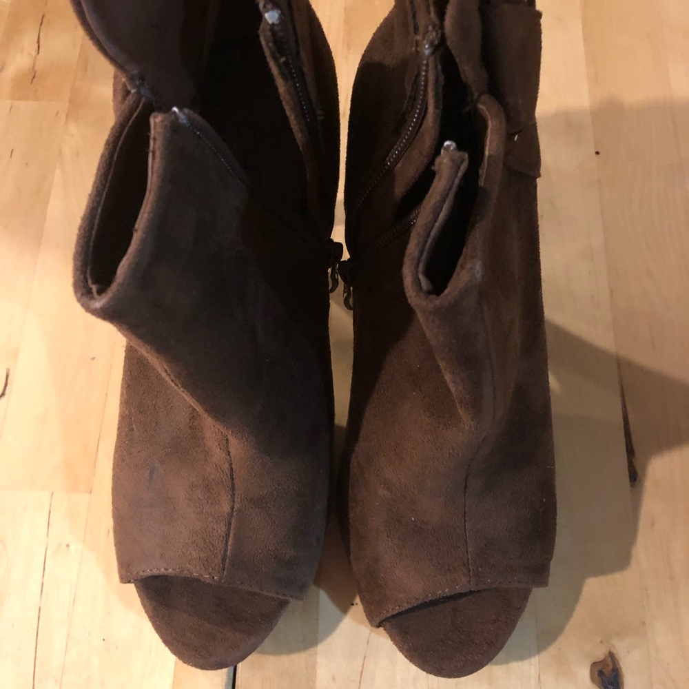 DbDk Fashion peep toe booties